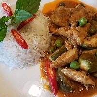 Rotes Thaicurry mit Huhn_2